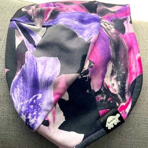 Turtle Fur Black and Purple floral cap/hat